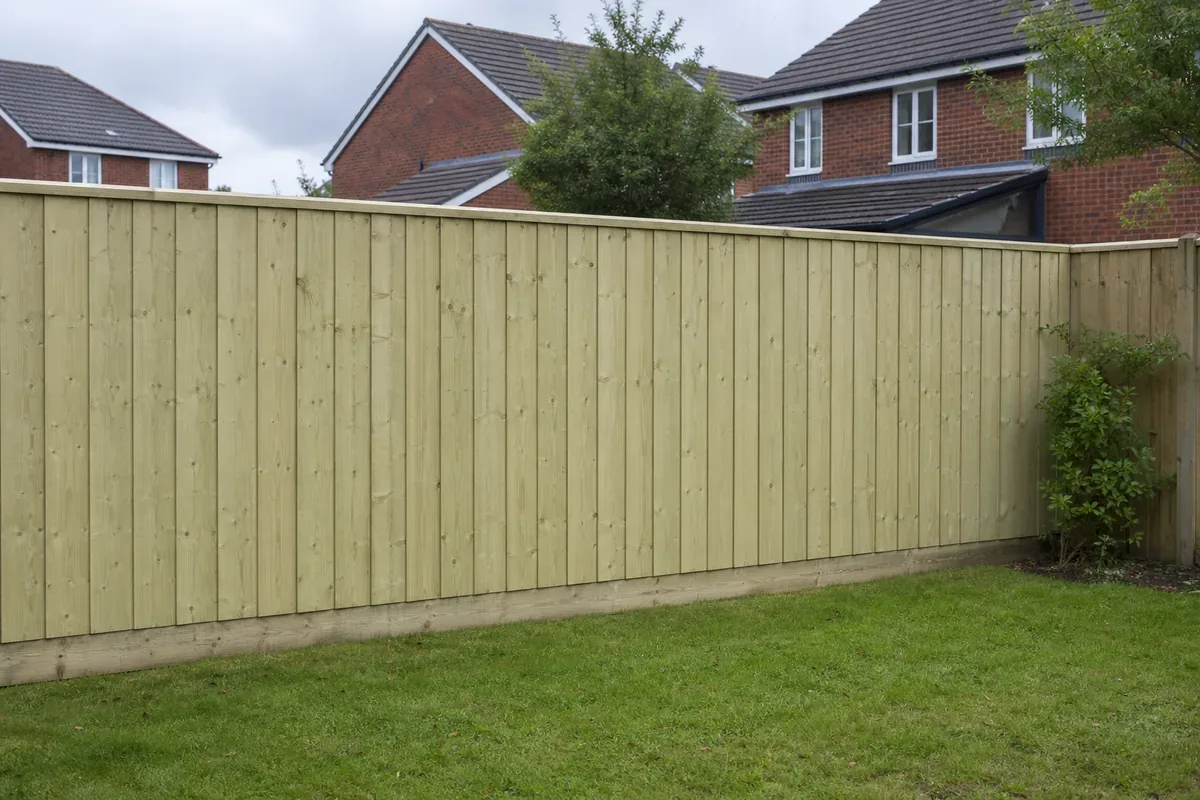 Closeboard wooden fencing installed in Nottingham